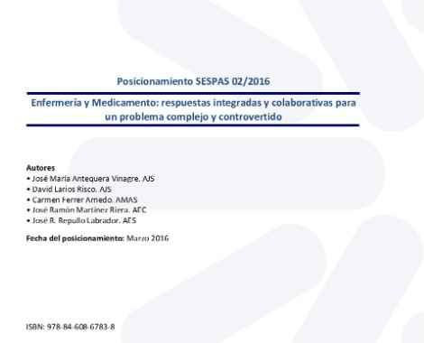 Posicionamiento SESPAS Prescripción enfermera